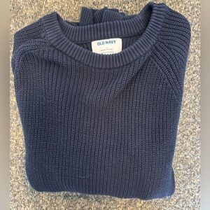 Men’s blue cardigan pullover
